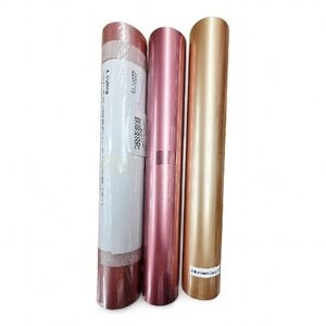 Cricut Metallic Vinyl Rolls - Rose Gold and Gold
